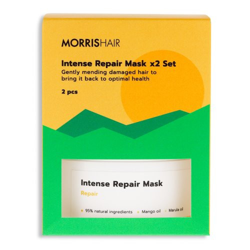 MorrisHair Intense Repair Mask Duo Set Kahjustatud juuste maskide komplekt