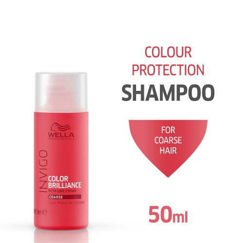 Wella Professionals Invigo Brilliance Color Protection Shampoo Coarse Šampoon värvitud juustele 300ml