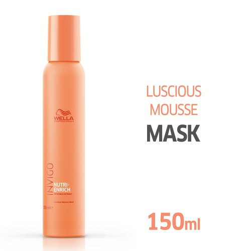 Wella Professionals Invigo Nutri-Enrich Luscious Mousse Mask Juuksevahu mask 150ml