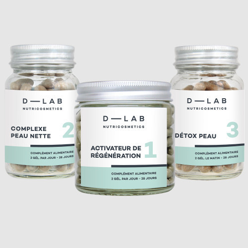 D-LAB Nutricosmetics Peau-Parfaite Food Supplement Program For Perfect Skin Toidulisand 1 Kuu