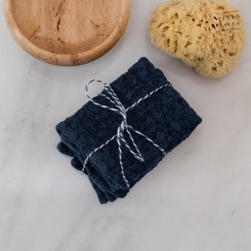 Linen Tales Linen Dishcloth Set of 2 Linasest köögirätikute komplekt Cafe Creme
