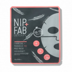 NIP + FAB Mandelic + Charcoal Fix Mud Sheet Mask Mudakangasmask 1 unit