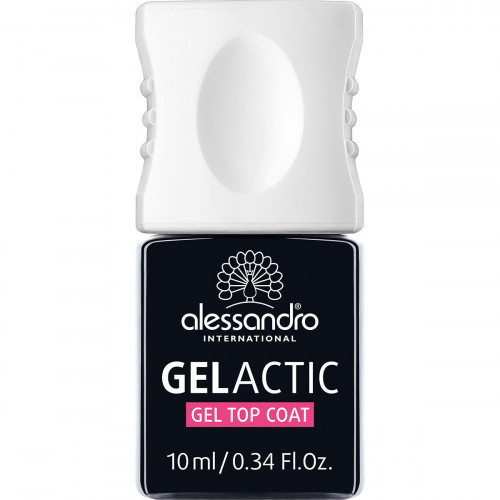 Alessandro Gelactic Gel Top Coat Geel-efektiga küünelaki pealmine kiht 10ml
