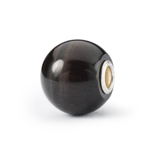 Trollbeads Jumbo Round Black Cat's Eye Bead 1 tk