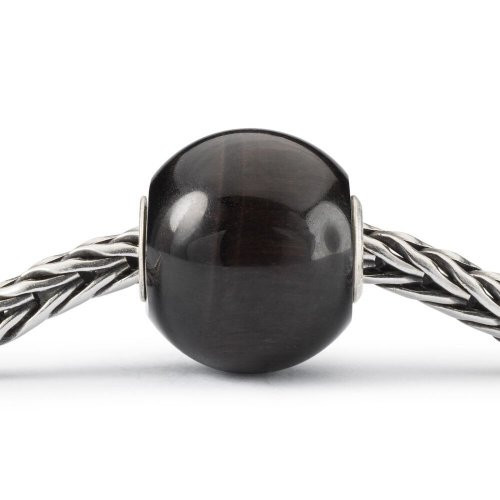 Trollbeads Jumbo Round Black Cat's Eye Bead 1 tk