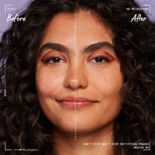 NYX Professional Makeup Can't Stop Won't Stop Mattifying Powder Matistav kompaktpuuder 6g