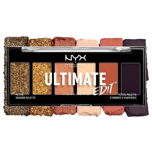 NYX Professional Makeup Ultimate Edit Petite Shadow Palette Lauvärvipalett WARM NEUTRALS