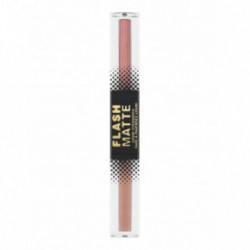 W7 Cosmetics Flash Matte Liquid Eyeshadow 2 in 1 Vedelad silmavärvid 2x0.5 ml