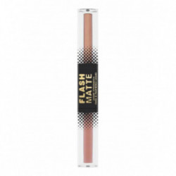 W7 Cosmetics Flash Matte Liquid Eyeshadow 2 in 1 Vedelad silmavärvid 2x0.5 ml