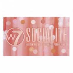 W7 Cosmetics Socialite Pressed Pigment Palette Silmavärvide palett 17g