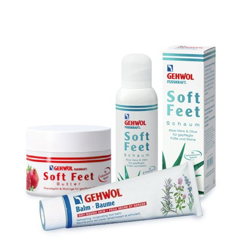 Gehwol Foot Care Kit for Dry Legs and Feet Skin Jalgade hoolduskomplekt kuivadele jalgadele ja jalgade nahale