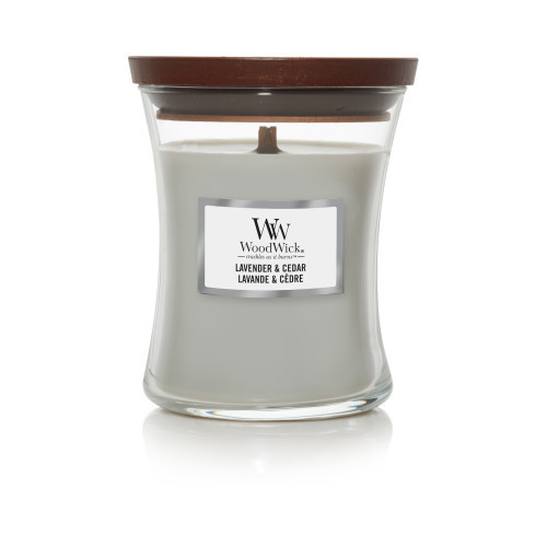 WoodWick Lavender & Cedar Lõhnaküünal Large Hourglass