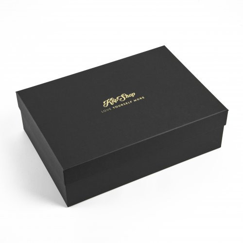 KlipShop Premium Black Gift Box Must kinkekarp L