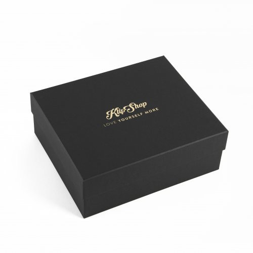 KlipShop Premium Black Gift Box Must kinkekarp L