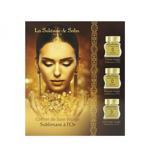 La Sultane De Saba 23 Carat Gold Facial Gift Set Näokinkekomplekt 50ml+50ml+50ml