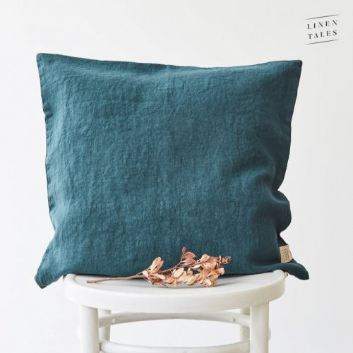 Linen Tales Linen Cushion Cover Linasest padjakate Martini Olive