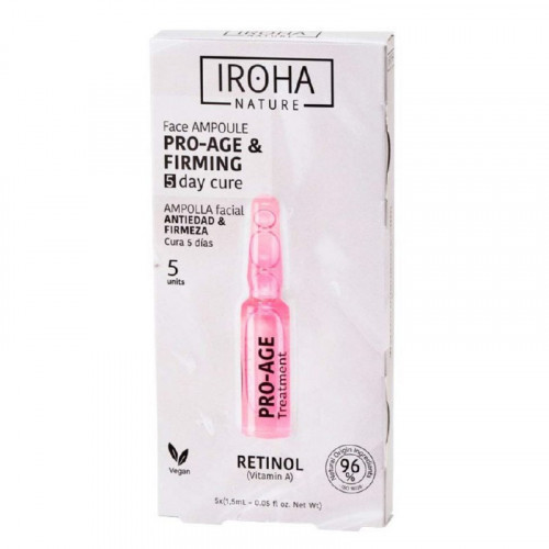 IROHA Retinol Pro-Age Treatment Ampoule Shot Ampullid näonaha taastamiseks 5x1,5ml