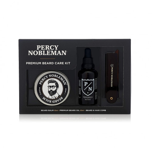 Percy Nobleman Premium Beard Care Kit Habeme hoolduskomplekt Seatud