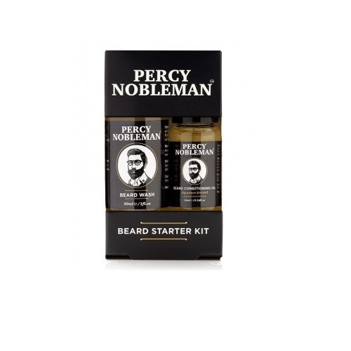 Percy Nobleman Beard Starter Kit Habeme hoolduskomplekt Seatud