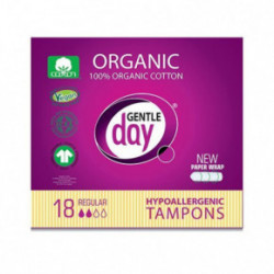 Gentle Day Regular Organic Cotton Tampons Orgaanilised puuvillased tampoonid 18 tk