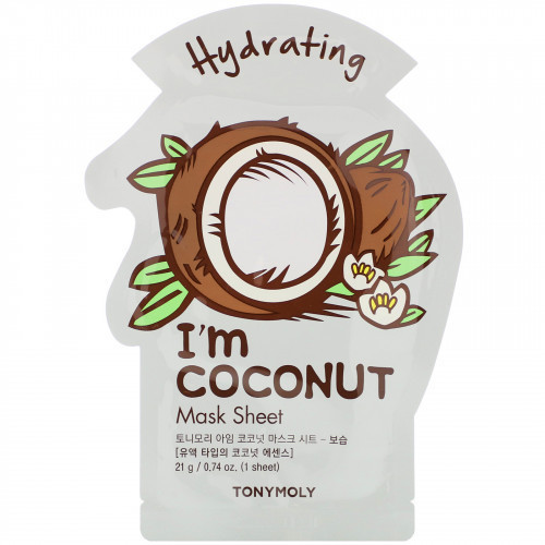 TONYMOLY I'm Real Coconut Sheet Mask Näomask 1 tk