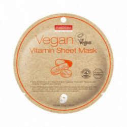 Purederm Vegan Vitamin Sheet Mask Kirgastav lehtmask näole vitamiinidega 23g