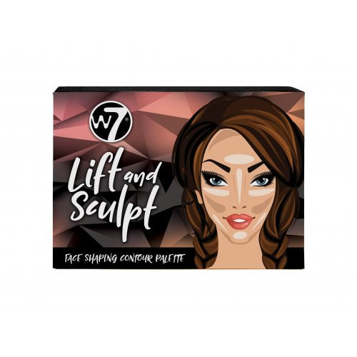 W7 Cosmetics Lift & Sculpt Cream Contour Kit Kontuuripalett 18g