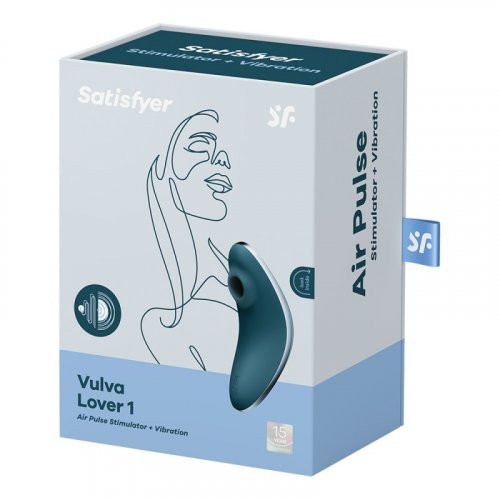 Satisfyer Vulva Lover 1 Air Pulse Stimulator + Vibration Kliitori stimulaator Blue