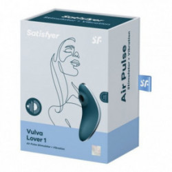 Satisfyer Vulva Lover 1 Air Pulse Stimulator + Vibration Kliitori stimulaator Blue