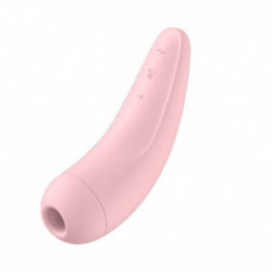 Satisfyer Curvy 2+ Air Pulse Stimulator + Vibration Kliitori stimulaator Pale Pink