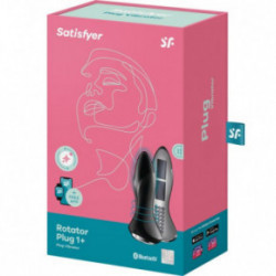 Satisfyer Rotator Plug 1+ Plug Vibrator Vibreeriv & pöörelv anaaltapp Black