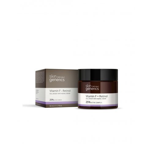 Skin Generics Vitamin F + Retinol Cell Boost Anti-Aging Cream Retinooli ja F-vitamiiniga näokreem 50ml