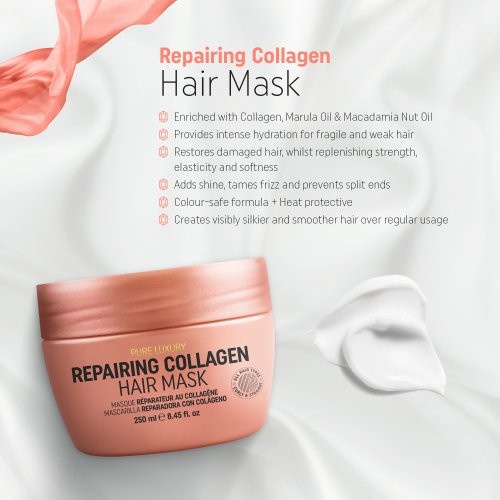 Rich Pure Luxury Repairing Collagen Hair Mask Taastav Mask Kollageeniga 250ml